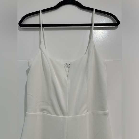 Lulus Cheers to Chic Ivory Sleeveless Wide-Leg Jumpsuit bridal wedding NWT S - Picture 13 of 17